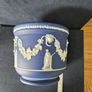Antique blue jasperware planter Image 4