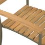 9 Piece Outdoor Dining Set Solid Acacia Wood and Steel Image 5