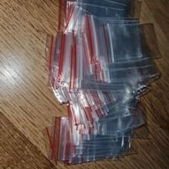 New 100x Clear Bags Baggy Grip Self Seal Resealable Zip Lock 40 x 60mm