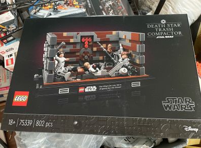 New - Lego Star Wars - 75339 - Death Star Trash Compactor Diorama - new
