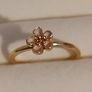 Pandora Sakura (Cherry Blossom)  Gold (585) Ring Image 3