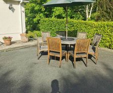 Teak Outdoor Table and Chairs