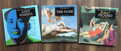 Art History Books - Andy Warhol, Nudes, Picasso