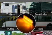 5pcs 9.65cm 6 LED Front Rear Side Marker