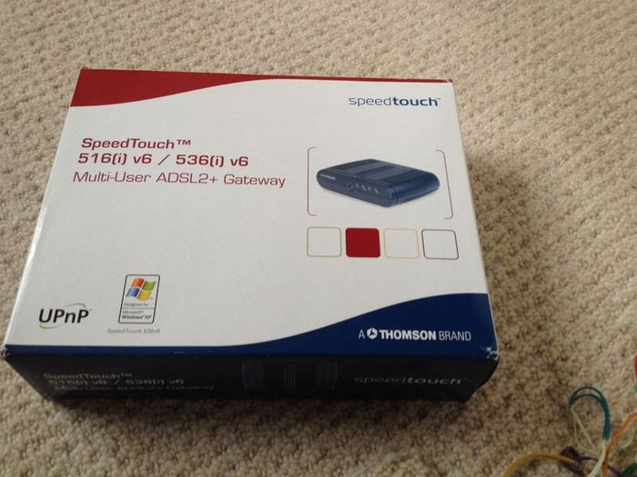 Speed touch gateway