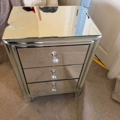 Bed side glass locker