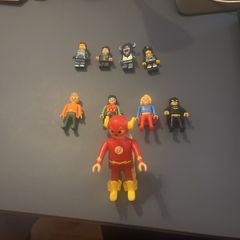 Lego and playmobile figures