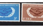 1965 Ireland International Co-operation Year. 20th Anniversary of the UNO. Commemorative Stamp Mint Never Hinged (MNH)