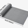 PVC Drainage Mat 3 x 16.4ft, Non-Slip Commercial Floor Mat Roll, Water Drainage Matting for Indoor & Outdoor Use, Restaurant, Pool, Patio, Bathroom, Grey Image 6