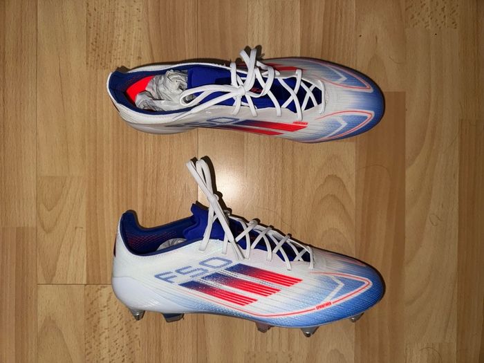 Adidas F50 Elite SG Cloud White Solar Red Lucid Blue IF1299