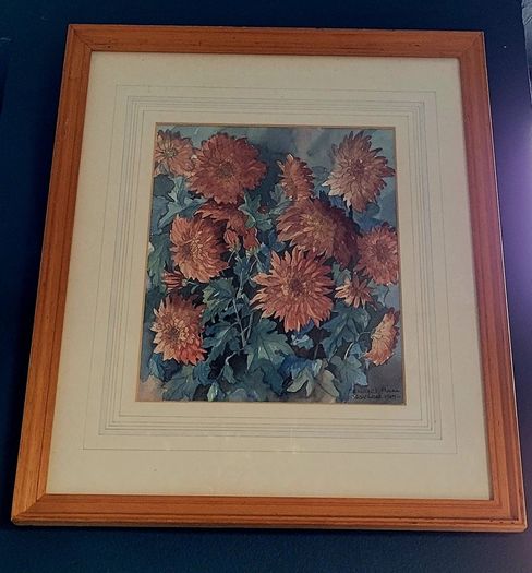 Vintage Bridget Flinn Watercolour