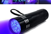 9 LED UV Flashlight Ultraviolet Torch 395nm Mini UV Black Light Pet Urine Stains Detector Scorpion Hunting Inspection Lamp