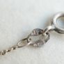 Vintage Sterling Silver Braided Chain  Necklace. length 17" - 2,90g Image 5
