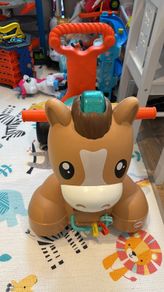 Fisher-Price Interactive Bounce Pony Baby Walker Ride-on Learning Music Lights