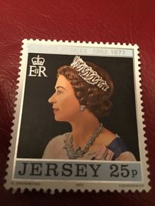 Queen Elizabeth Silver Jubilee stamp