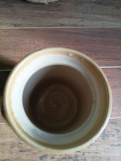 Stoneware storage jar
