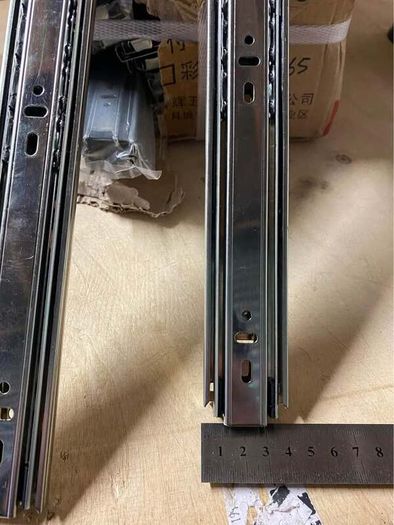 Heavy drawer ball bearing slides 18 inch pair