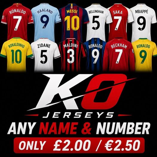 Football Jerseys - New & Retro