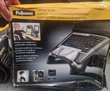 Fellowes adjustable laptop riser / stand for sale.