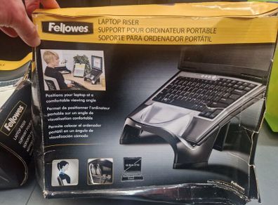 Fellowes adjustable laptop riser / stand for sale.