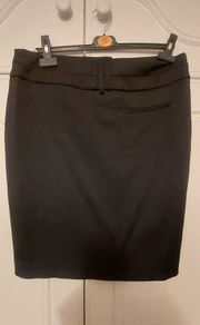 Once worn black pencil skirt