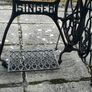 Bespoke unique antique upcycled Singer Sewing Machine Base Table Image 4
