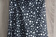 strapless Polka dot dress size small made in Italy