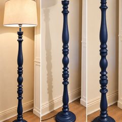 Tall Blue Floor Lamp - 1.40m