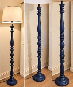 Tall Blue Floor Lamp - 1.40m