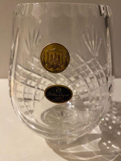 Dublin Crystal 6 inch canister or vase