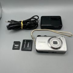 Canon PowerShot A3200 IS 14.1MP Digital Camera Silver Tested - Full Kit