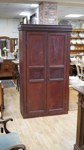 Antique Pine Pantry Cupboard / Food Press