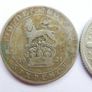 Vintage Silver Coins Six Pence 1921-1929-1930-1933 and 3 Pence 1951 12,3g Image 7