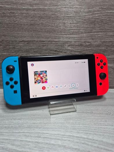 Nintendo Switch V2 32GB Handheld Console With Mix Joy-Cons - Excellent Condition
