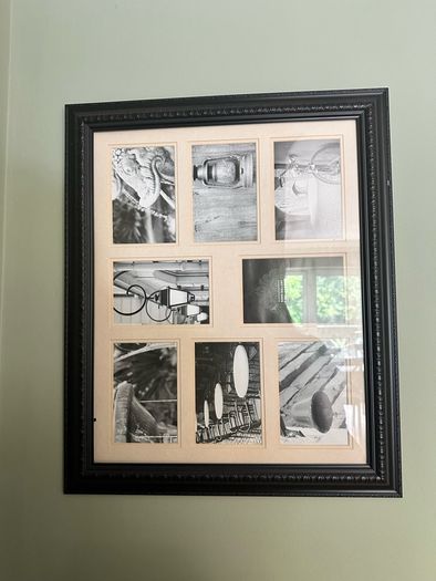 Black wooden picture frame