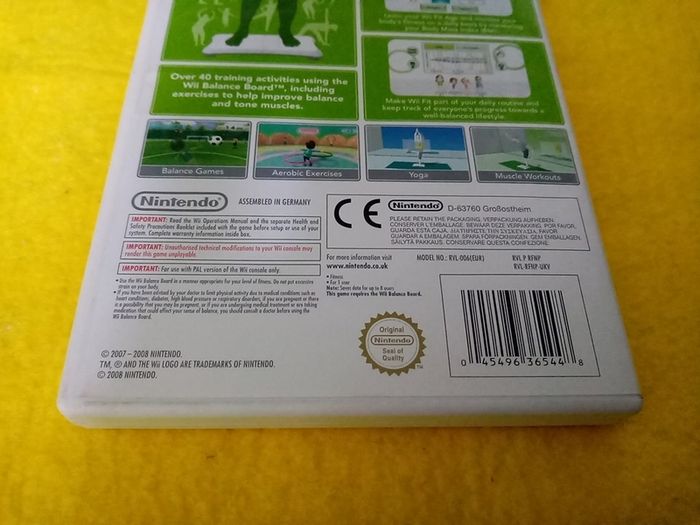 Wii Fit Nintendo Wii Games Original