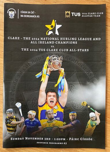 2024 Clare Senior Hurlers v TUS Clare Club All Stars