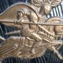 Brass knight plaque Image 2