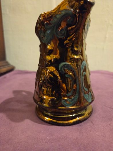 English Copper Lusterware Pitcher