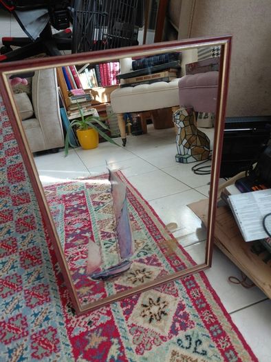 Vintage mirror Kerry Ann by Lucknow Ltd 47 x 31 cm