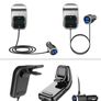 Bluetooth FM Transmitter Quick Charge3.0 LED Touch Screen Adapter Dual USB Car Charger Car Voltage Detector Make calls, Music Control, Navigation Voice, Voltage Detection, Safe Charging Image 2