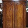 Victorian Mahogany Double Wardrobe Image 3