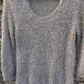 Beige Fuzzy Chenille with Gold Iridescent Sequins Jumper Image 2