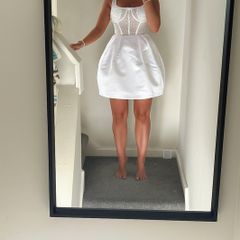 Mini bridal beaded dress