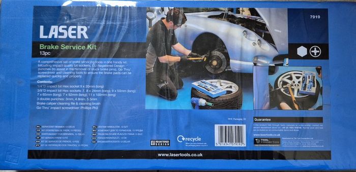 Laser 7919 Brake Service Kit 13pc
