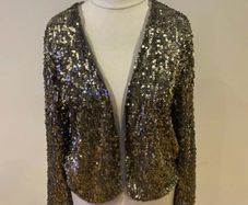 Abercrombie & Fitch sequin jacket size 10
