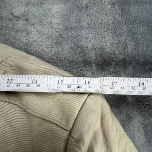 Zara Man Utility Blazer Jacket 48 Beige - Linen Blend- Military Chore Style
