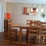 Solid White Oak Dining & Table 6 Chairs Image 4
