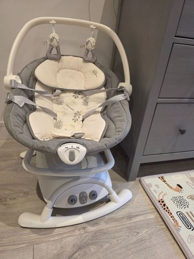 Joie Emeri 2-in-1 Baby Swing and Rocker Fern