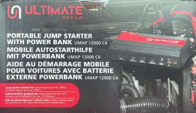 Ultimate Speed Portable Jump Starter With Power Bank Brand New